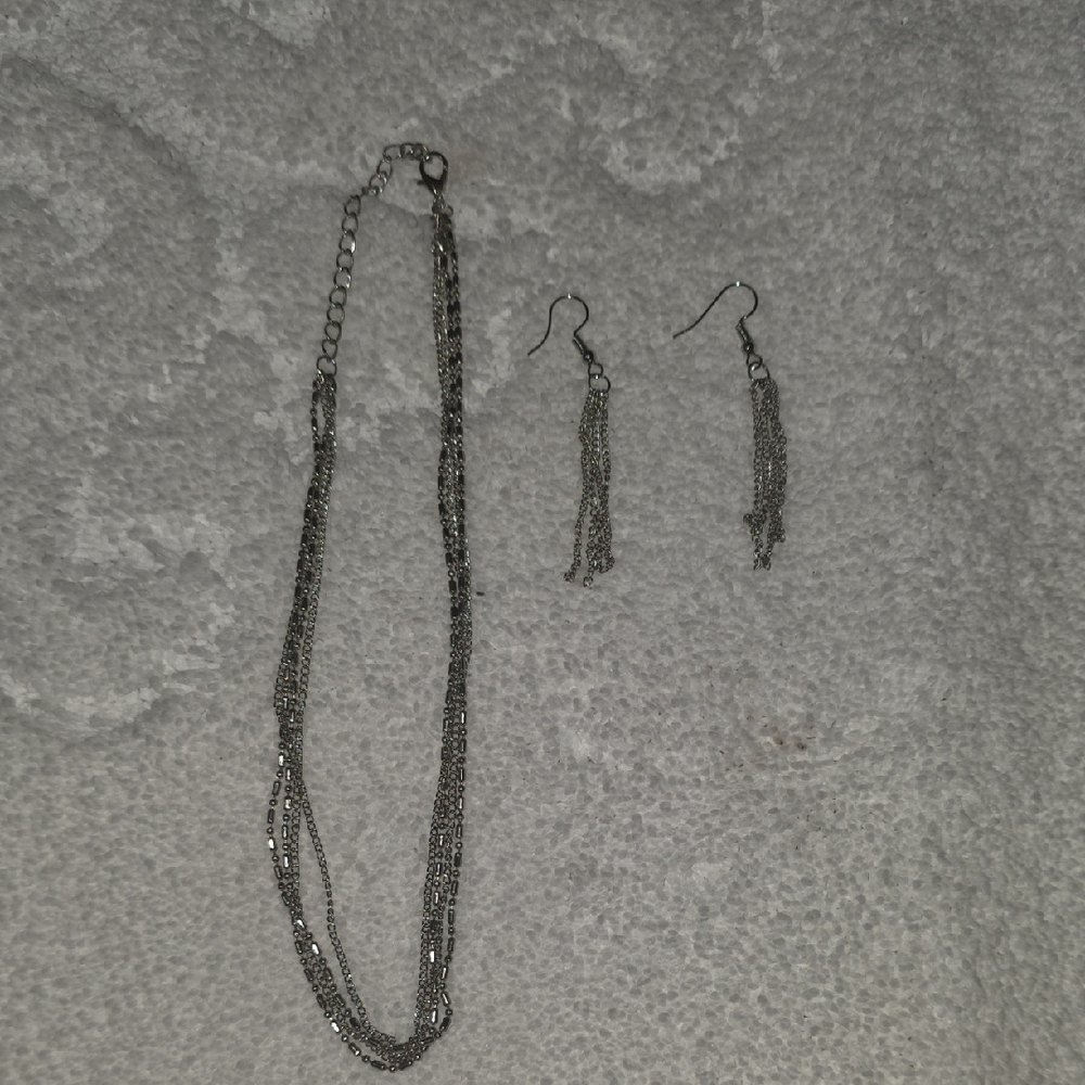 Elegant Custom Necklace and Earring Set